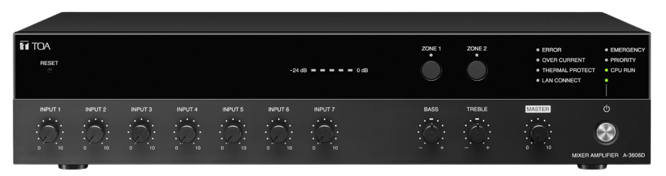 TOA A3606D Digital Mixer Amplifier | Blaydon Communications Limited