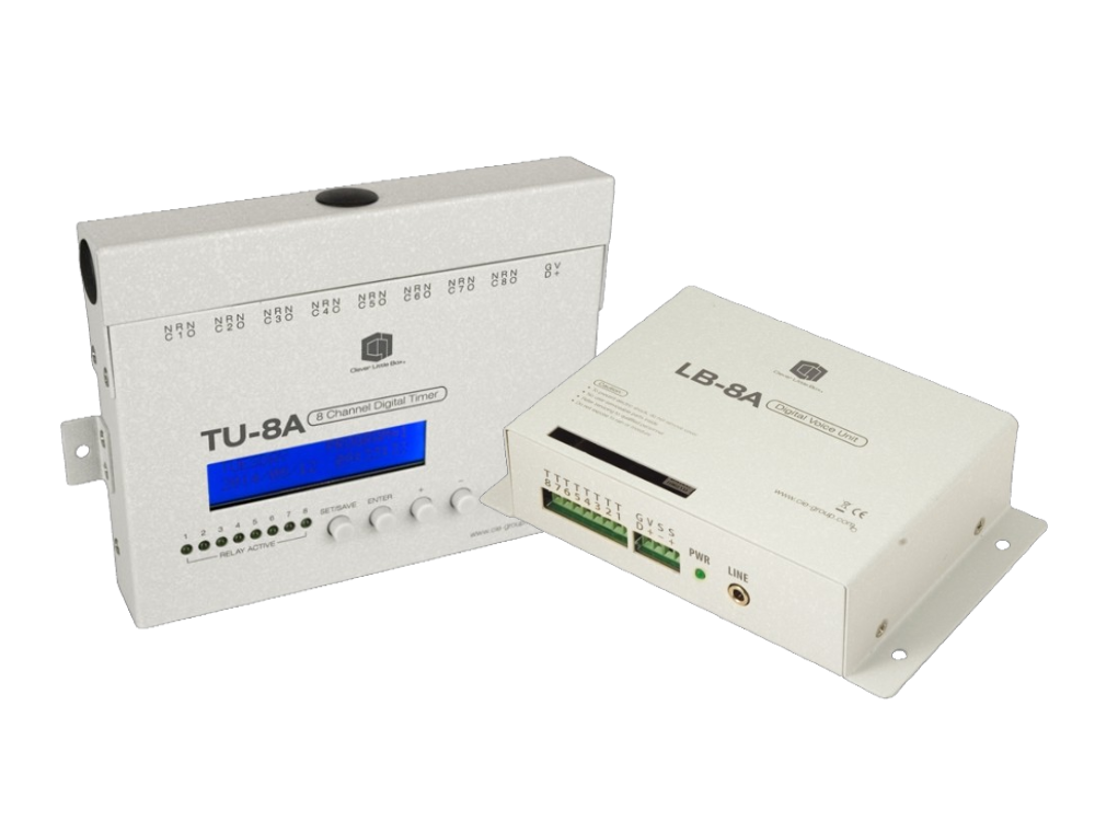 Clever Little Box TU8A 8-Channel Timer & LB8A Audio Storage/Replay Unit
