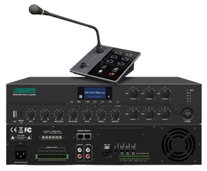 6-Zone Digital Mixer Amplifier & Remote Paging Unit