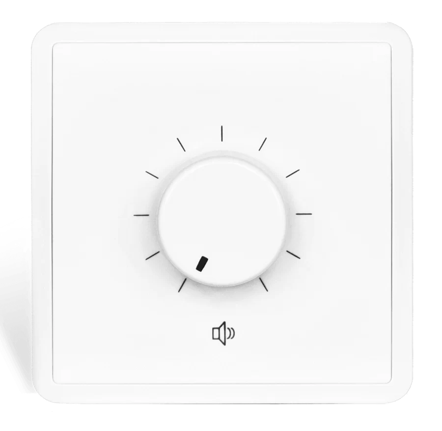 Volume Control Wall Plate (80 x 80mm)