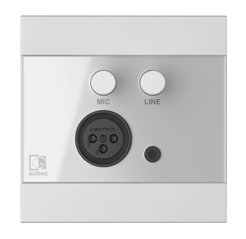 Remote Input Plate - In White